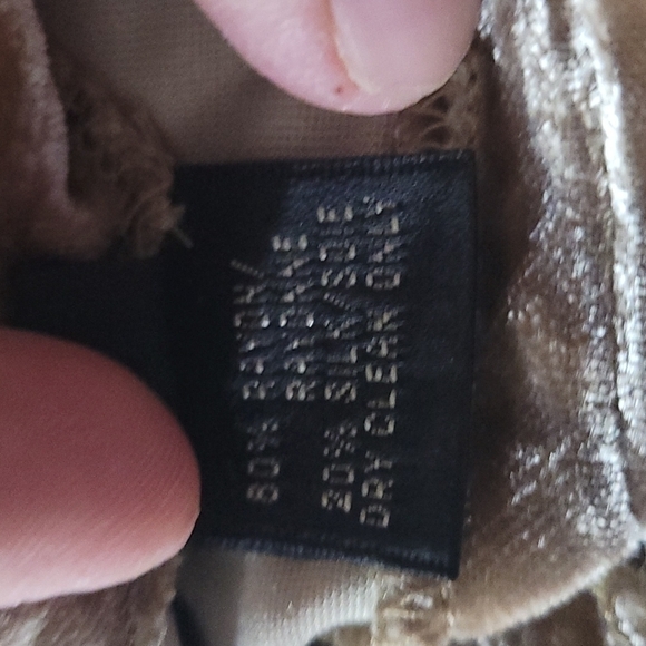 Ralph Lauren Black Label Velour Velvet Silk Blend Pants Size 4 - Picture 13 of 13